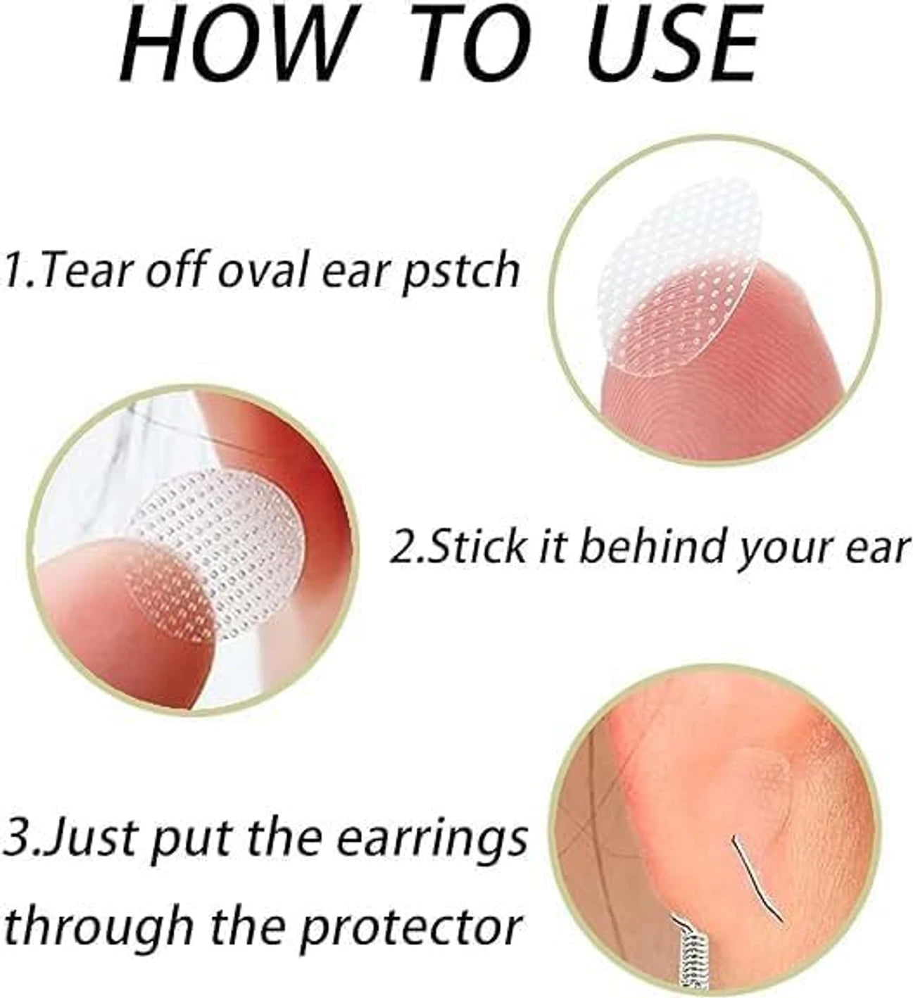 Earlobe Support Patches (COD Available)